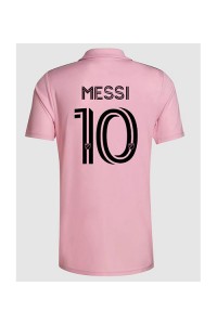 Fotbalové Dres Inter Miami Lionel Messi #10 Domácí Oblečení 2023-24 Krátký Rukáv